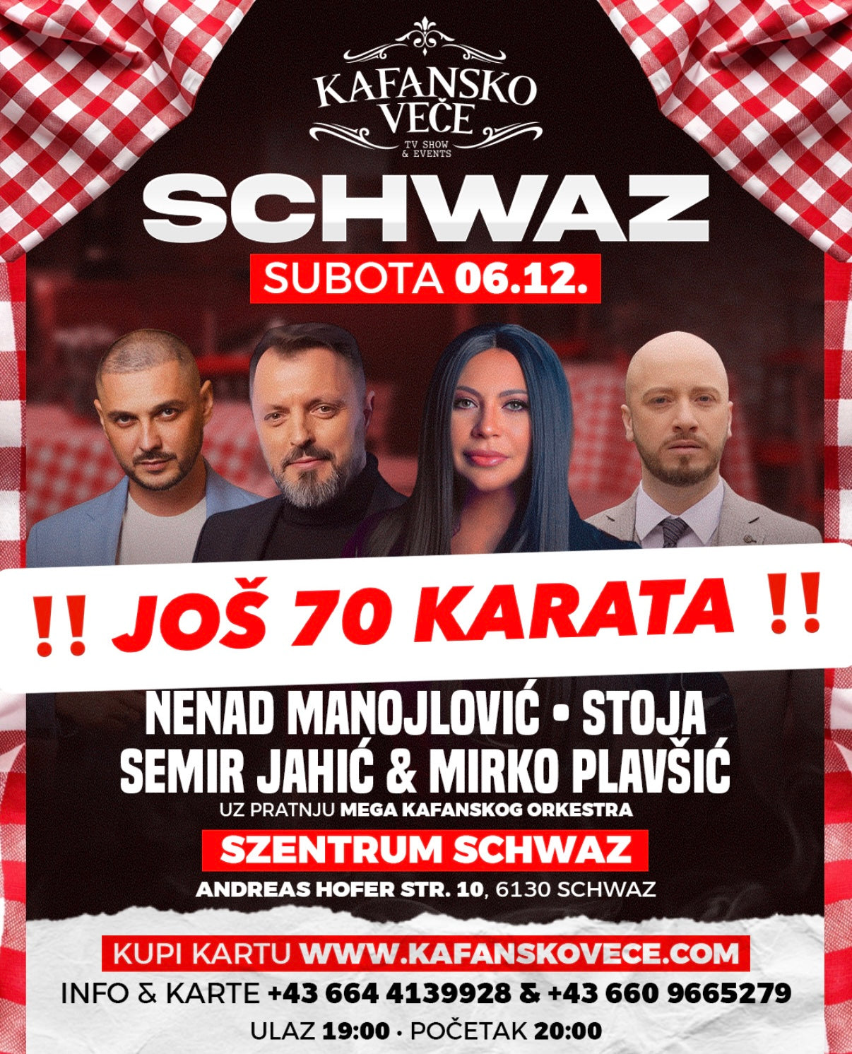Kafansko veče | Schwaz | 06.12.25 | SZENTRUM SCHWAZ