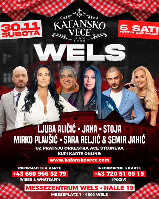 KAFANSKO VEČE | WELS | 30.11.2024 | MESSEZENTRUM WELS - Halle 19